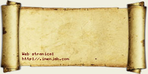 Žanka Galjković vizit kartica